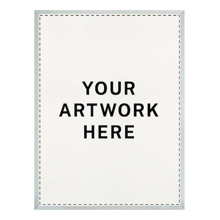 United Visual Products Drop-In Shadowbox, 12"x18", Light Oak/Synt UVSB1218-LTOAK-FORBO